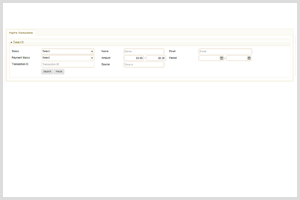 Inforius PayPal Transaktionen